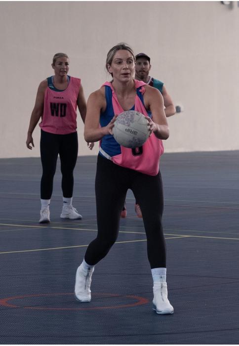 Indoor netball session